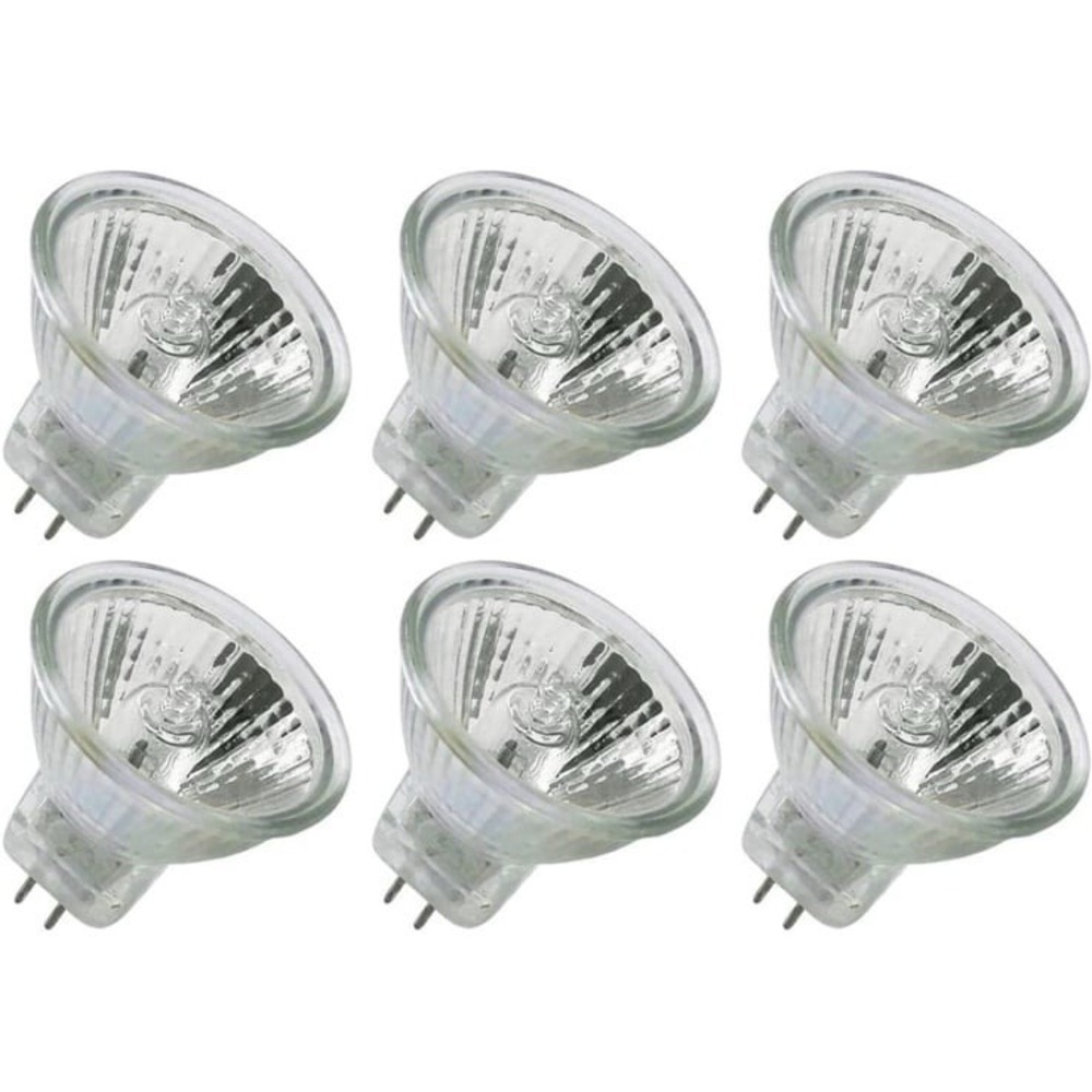 New CTKcom MR11 12v 20w Halogen Bulbs(6 Pack)- Precision Halogen Reflector Fiber